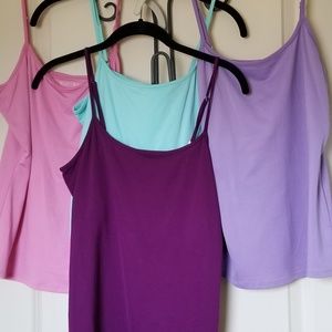 WHBM Scoop Neck Cami set of 4